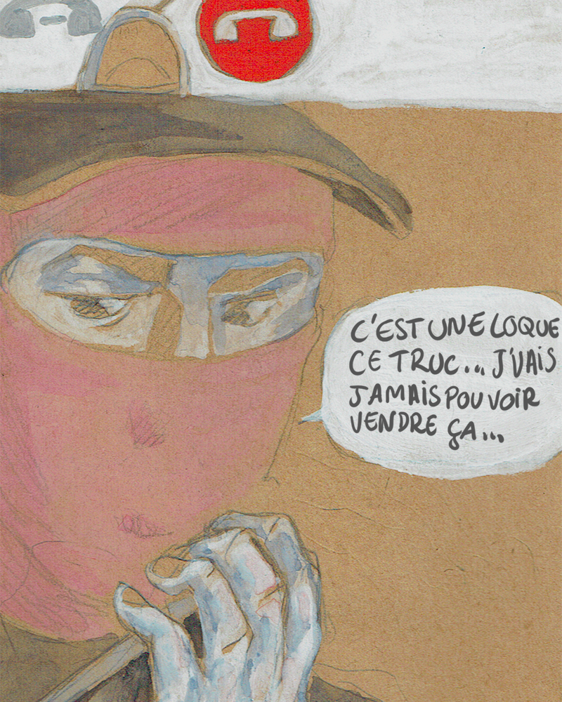 Retour à l’Expéditeur,  Basile Pallier,  page 55