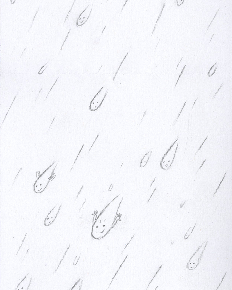 La ville piégée par la pluie (non-achevé),  YUNWEN HU,  page 3