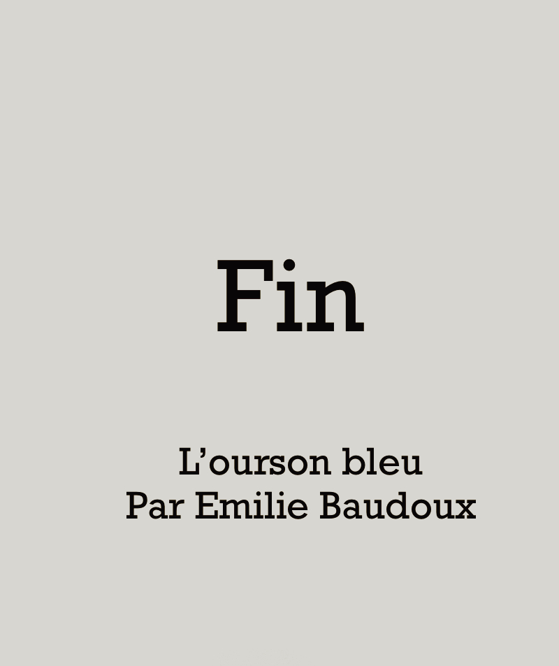 L’ourson bleu ,  Emilie Baudoux ,  page 108